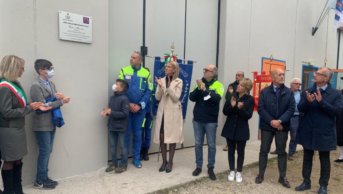 intitolata a Luca Mazzaro la sede della protezione civile di Pagnacco - 