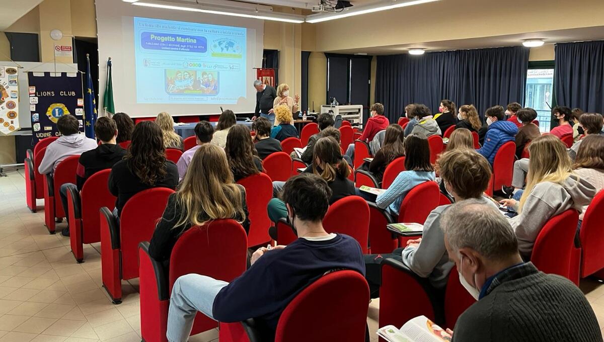 La prevenzione dei tumori entra negli istituti superiori di Udine con il Progetto Martina del Lions Club - 