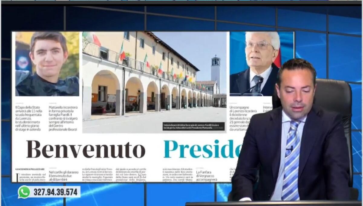 Mattarella a Udine nel ricordo di Lorenzo Parelli. Rassegna stampa 29 aprile 2022 - 