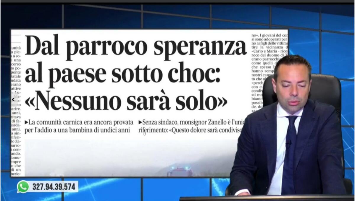 L'incidente in Carnia, paese sotto choc. Rassegna stampa 11 aprile 2022 - 