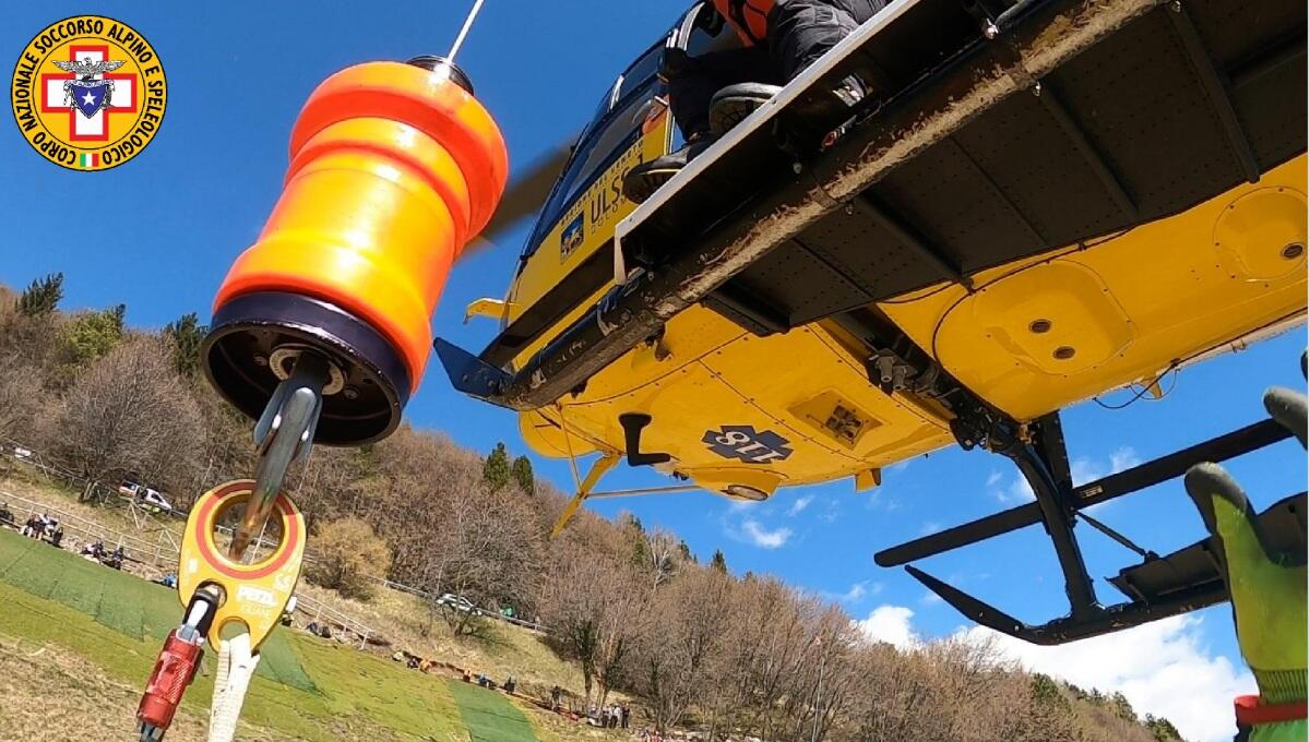 Precipita con il parapendio: soccorso 41enne - 