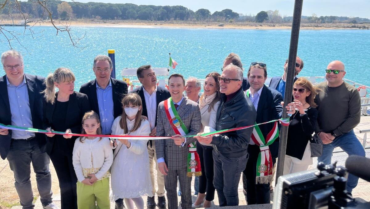 Inaugurato oggi pomeriggio il 'passo barca' tra Lignano e Bibione - 