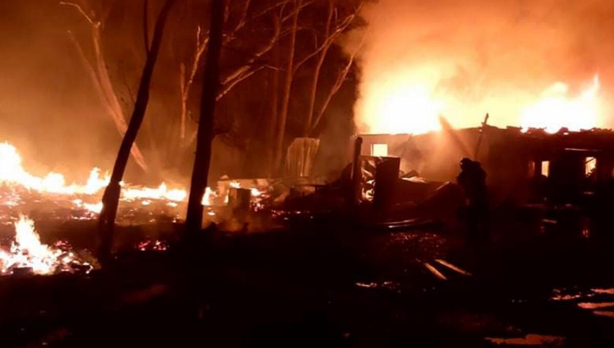 Scoppio ed incendio nella notte al campo nomadi di Pozzuolo del Friuli (UD) - 