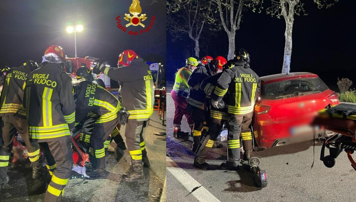 Incidente a Basiliano, sbanda e si schianta contro un platano: ferito - 