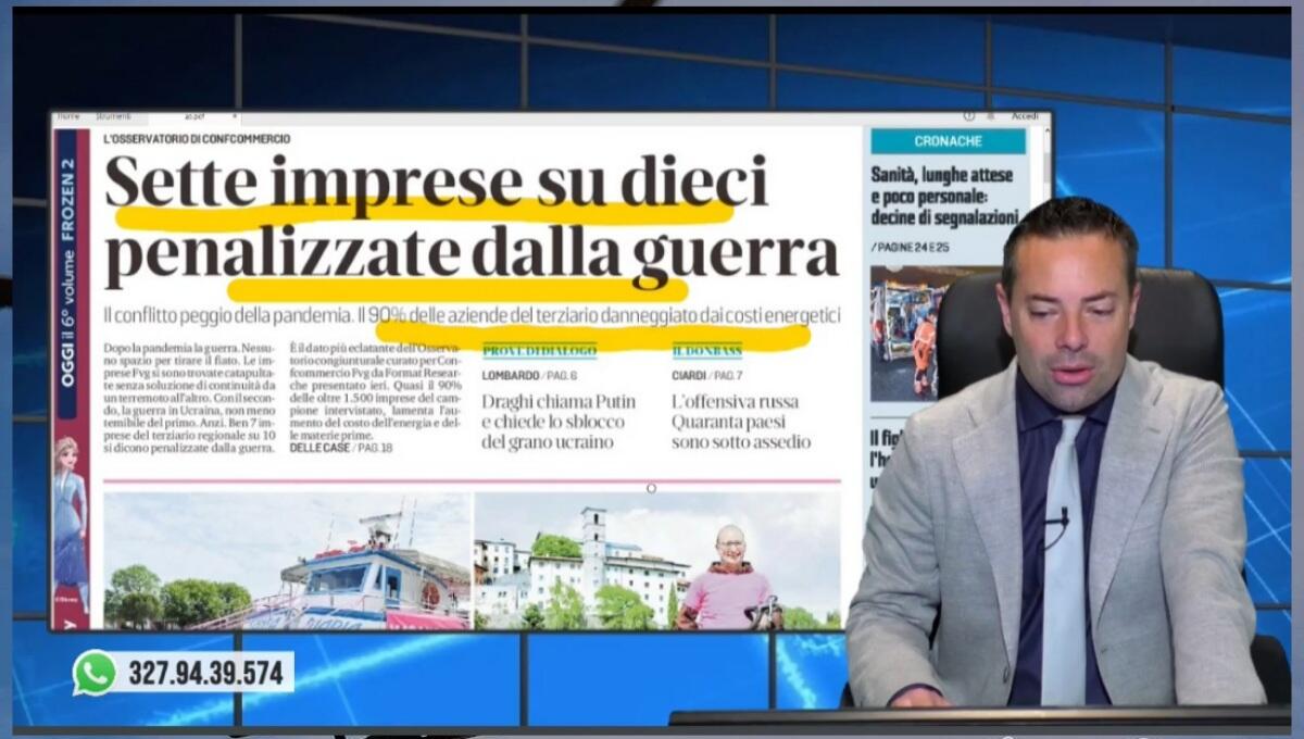 Sette imprese su 10 penalizzate dalla guerra. Rassegna stampa 27 maggio 2022 - 