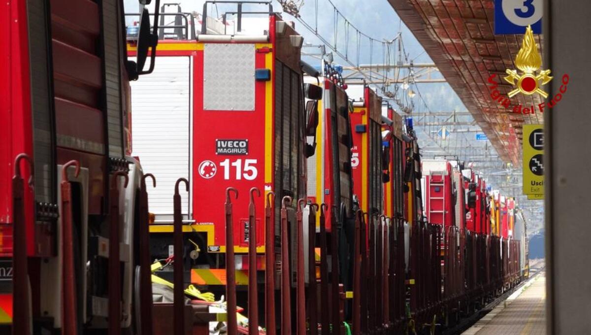 Donati all'Ucraina 45 mezzi dei Vigili del Fuoco: partiti oggi da Cervignano - 