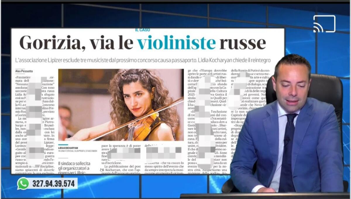 Gorizia, via le violiniste russe. Rassegna stampa 19 maggio 2022 - 