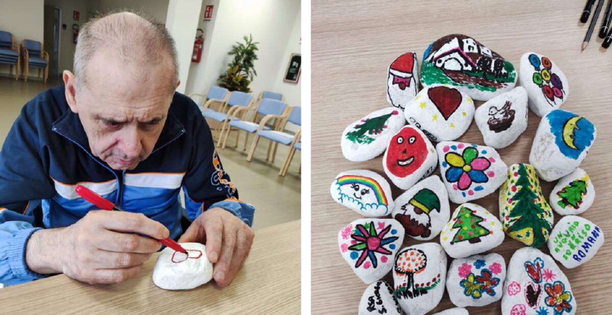 ‘Un sasso per un sorriso’: il nuovo progetto degli anziani della casa di riposo Sereni Orizzonti di Marcon - 