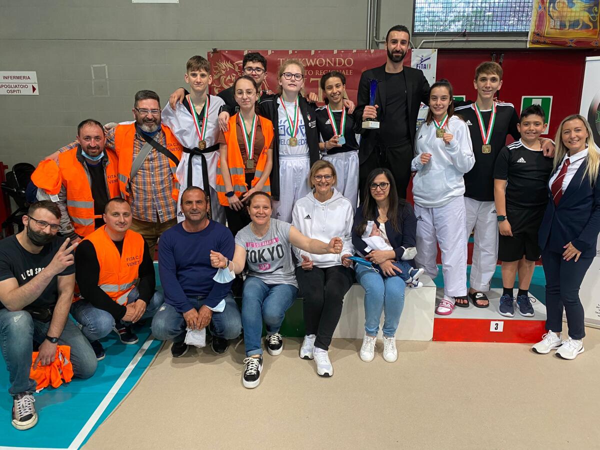 Sei Ori e un Bronzo per la Tana delle Tigri Taekwondo - Team Monforte alla Coppa Nord Italia - 