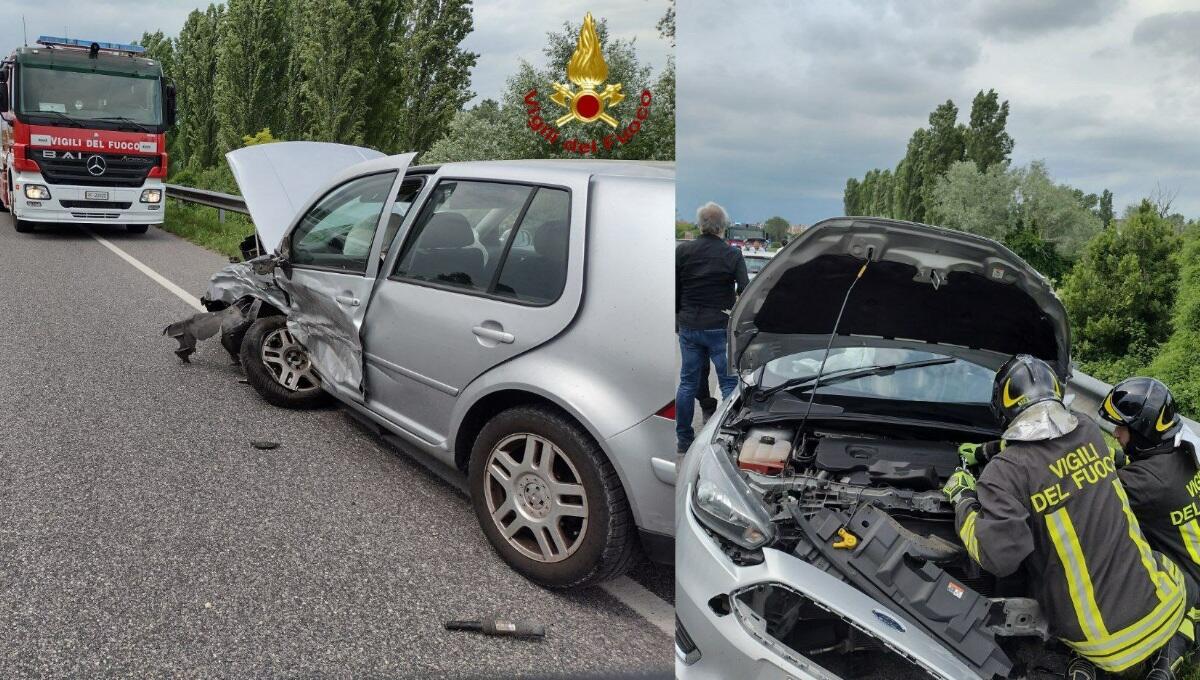 Pordenone, scontro tra tre auto sulla Pontebbana - 