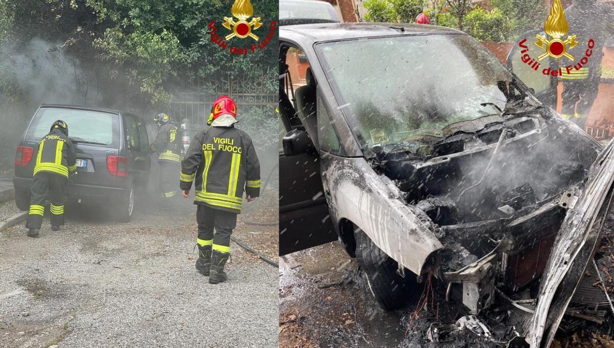 Incendio a Codroipo, auto in sosta avvolta dalle fiamme: distrutta - 