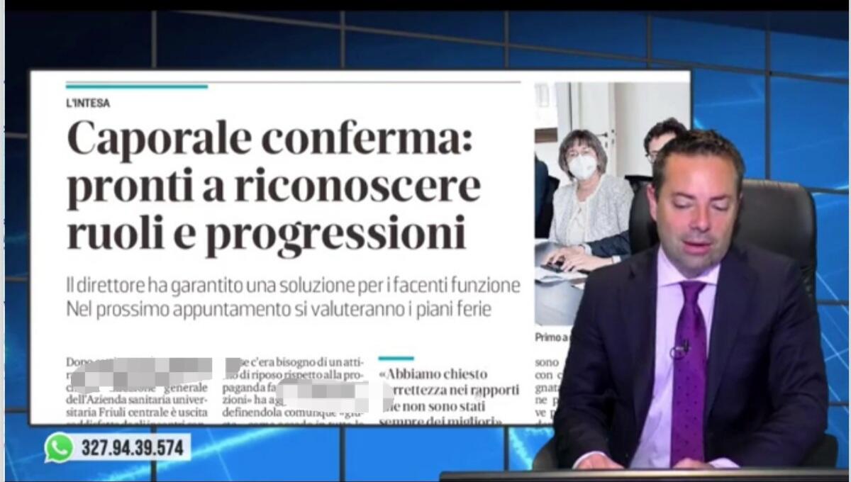 Sanità, Asufc: ruoli e progressioni entro 31 luglio. Rassegna stampa 6 maggio 2022 - 