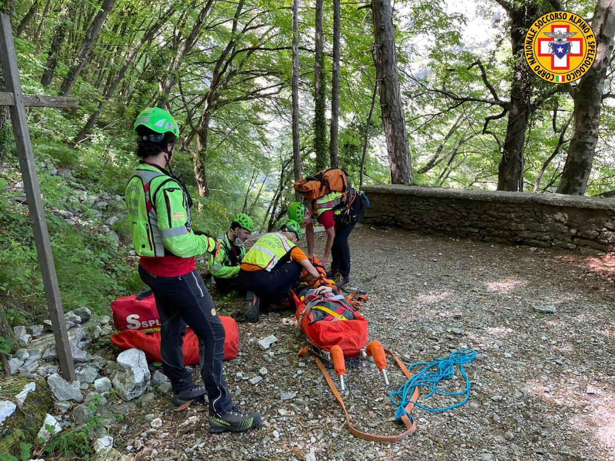 Scivola lungo il Sentiero del Pellegrino - 