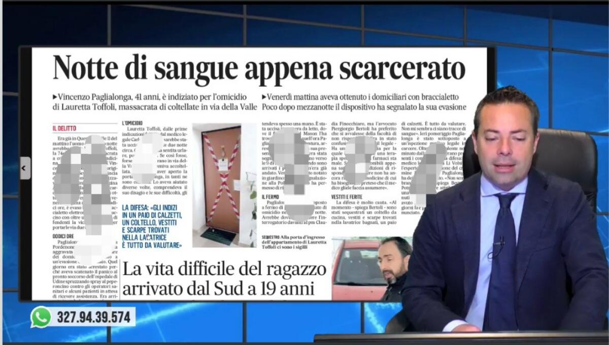 Femminicidio a Udine, fermato il vicino di casa. Rassegna stampa 9 maggio 2022 - 