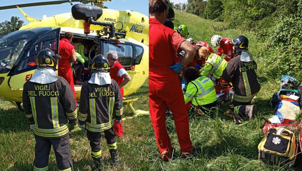 Ultraleggero cade e si incendia a Codroipo: morto Mauro Caporale, grave Marco Vivan - 