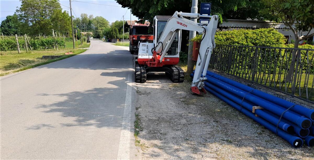 Montebelluna, partiti i lavori per il rifacimento delle condotte idriche di due prese del Montello - 