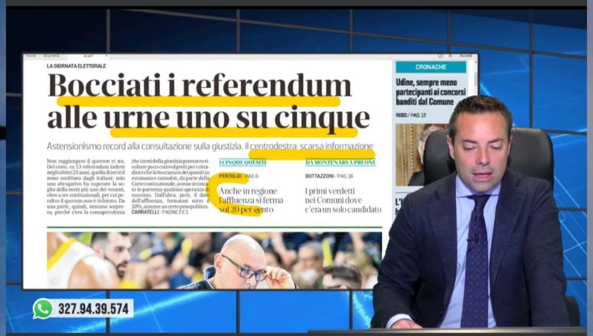 Referendum flop, fuga dalle urne. Rassegna stampa 13 giugno 2022 - 