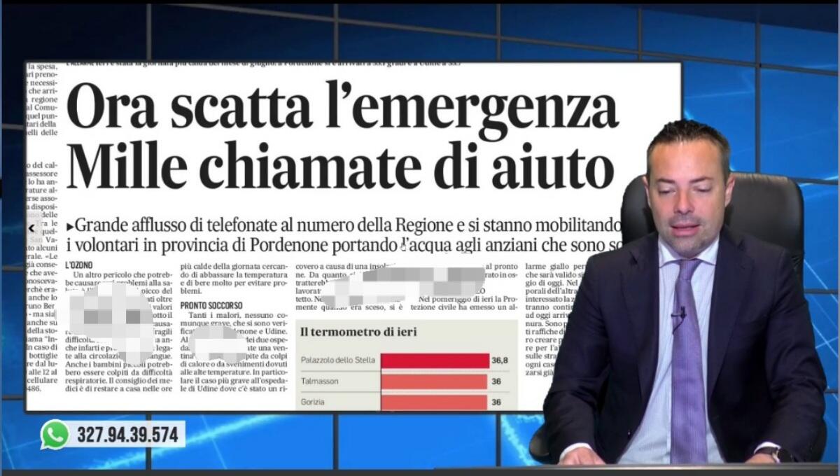 Gran caldo, mille chiamate di aiuto. Rassegna stampa 29 giugno 2022 - 