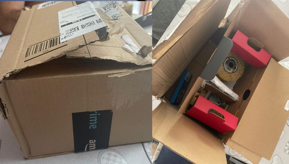 Acquista on-line una macchina fotografica da 2500 euro: all'interno una spazzola in ferro - 