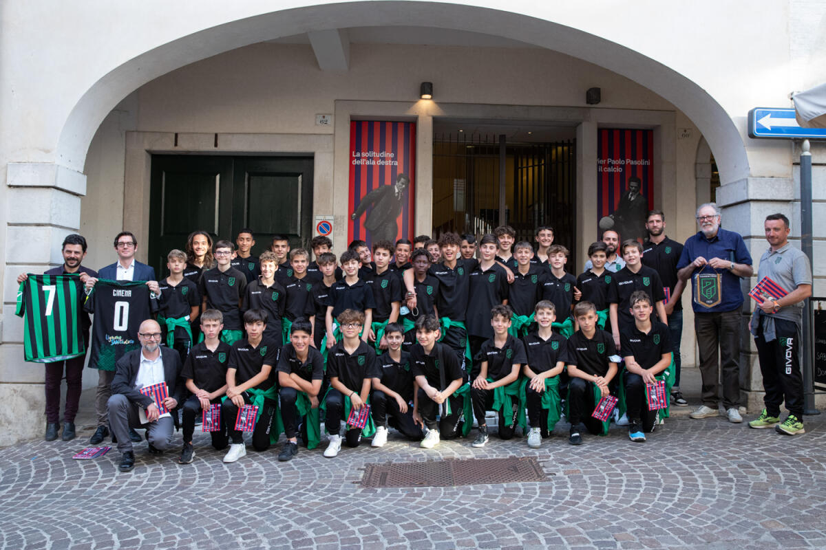 Visita Pordenone Calcio alla mostra “La solitudine dell’ala destra. Pasolini e il calcio” - 