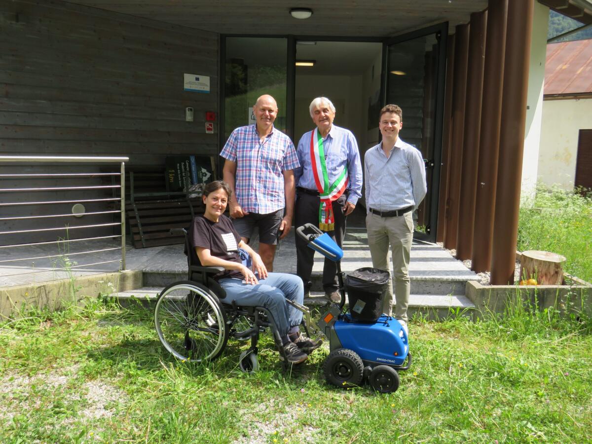 Sentieri del Parco delle Prealpi Giulie visitabili con la carrozzina elettrica - 