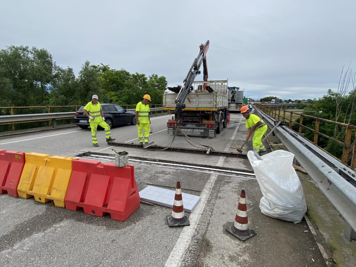 Avviato il cantiere sul viadotto della Pordenone Oderzo - 