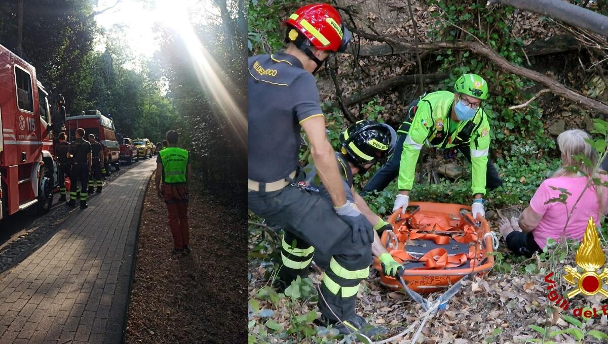 Scivola lungo la scarpata per 20 metri: soccorsa una donna - 