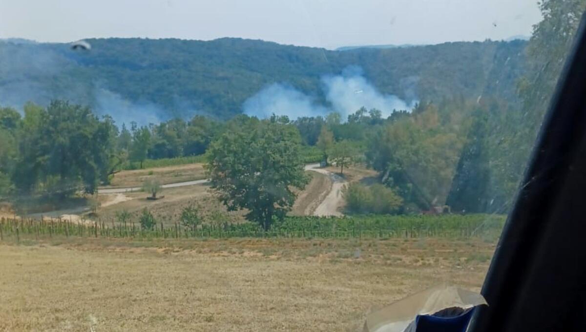 Nuovo incendio vicino a Cialla di Prepotto (UD): è il quinto focolaio - 