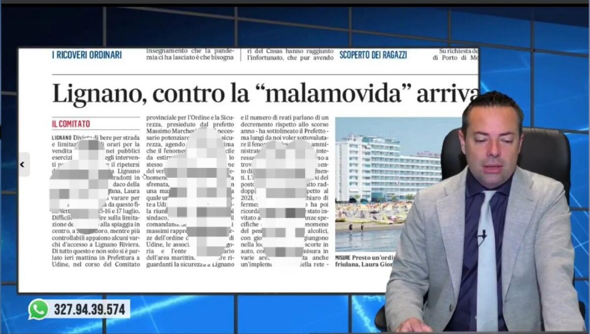 Movida violenta, ordinanza a Lignano: stop alcol e nuovi divieti. Rassegna stampa 14 luglio 2022 - 