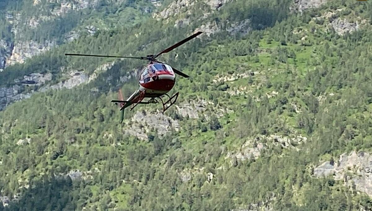 Recuperato escursionista con l'elicottero a Forcella Duranno - 