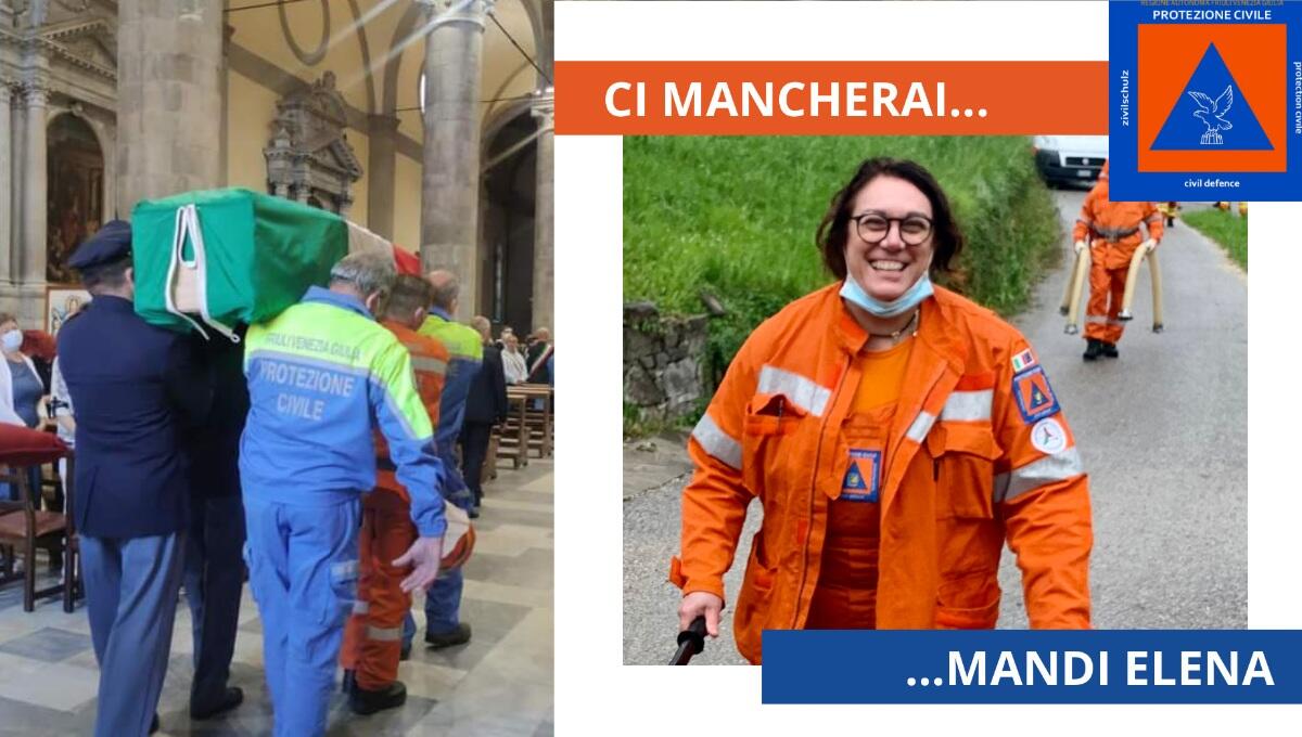"Ci mancherai Elena, mancherai tanto a tutti noi". La lettera della Protezione civile per Elena Lo Duca - 