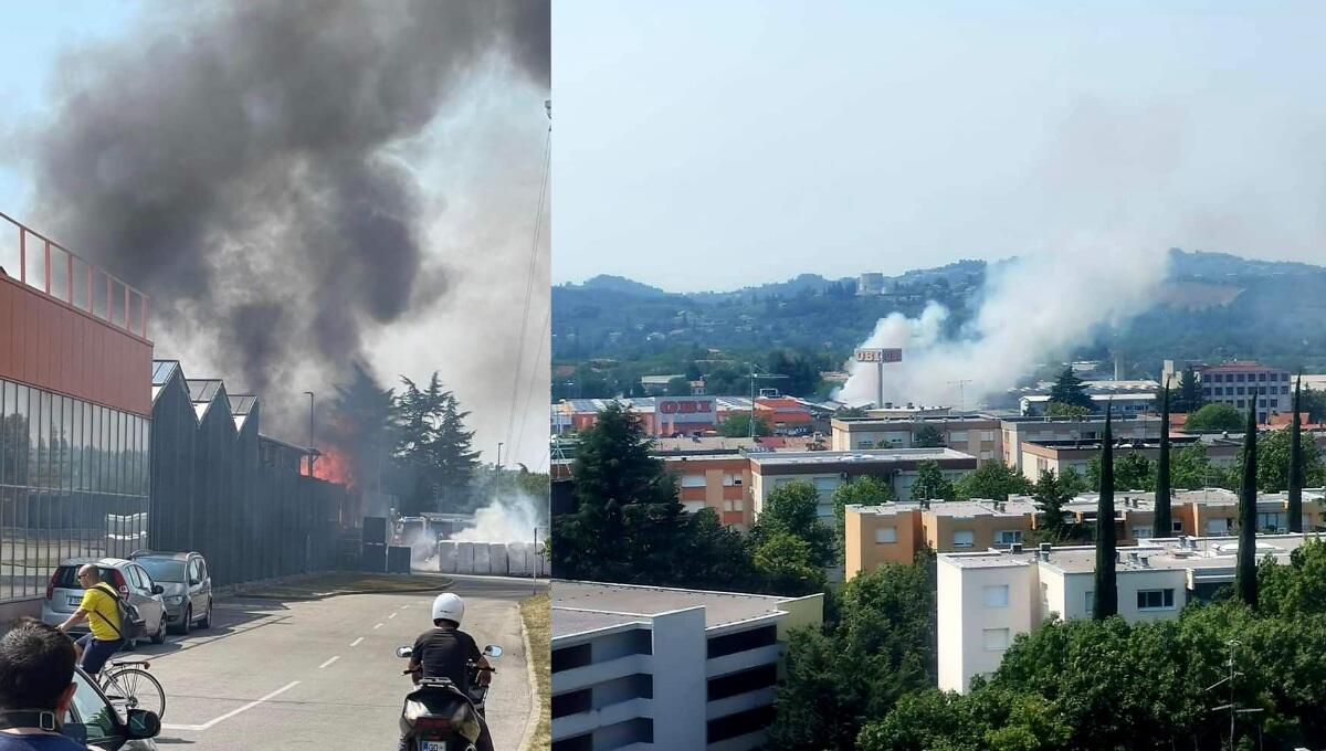 Incendio al negozio OBI di Nova Gorica: clienti e dipendenti fatti evacuare - 