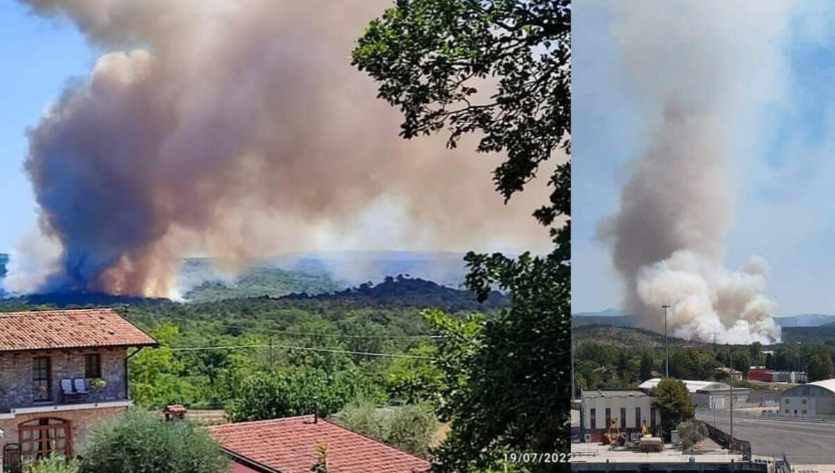Salgono a quattro gli incendi boschivi sul Carso: autostrada e ferrovia chiuse - 