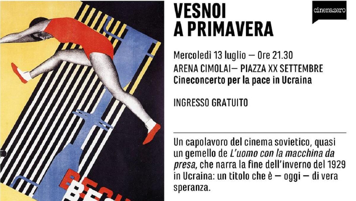 Pordenone, Vesnoi / A primavera: cineconcerto per la pace in Ucraina - 