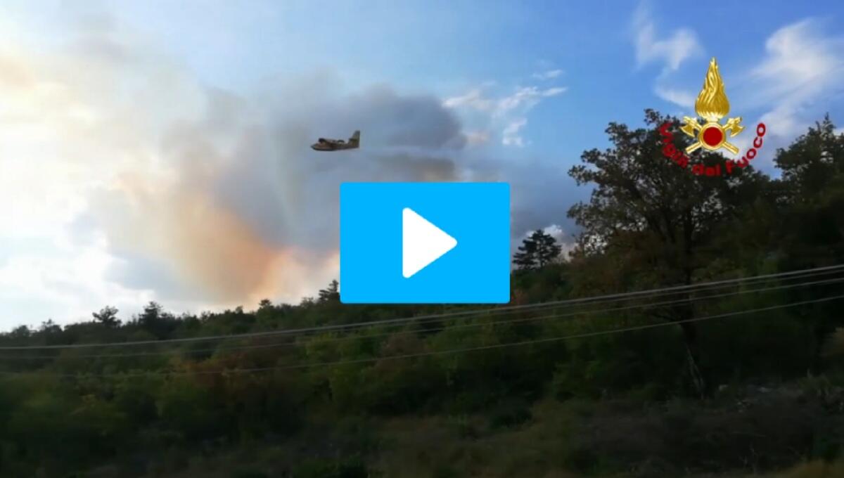 Incendio sul Carso, la situazione aggiornata alle ore 10:30 - 