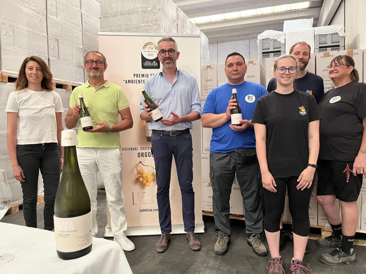 La Delizia, prosecco doc sostenibile con Coop sociale Piccolo Principe - 