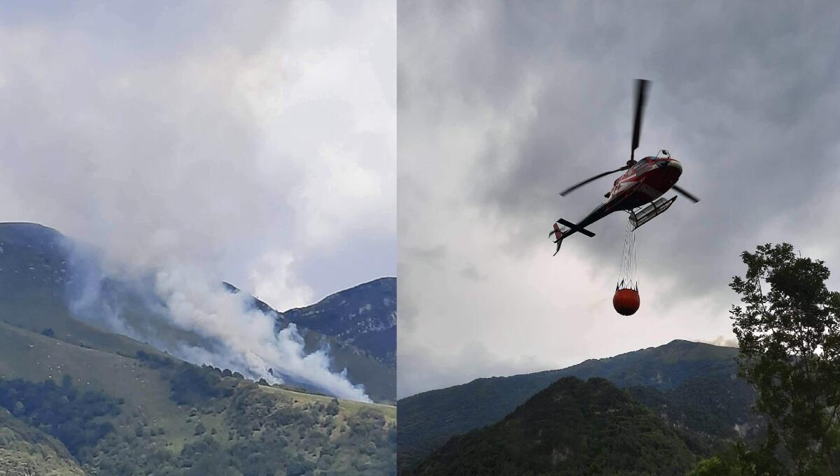 Incendio sul Gran Monte: bruciano altri boschi in Friuli Venezia Giulia - 