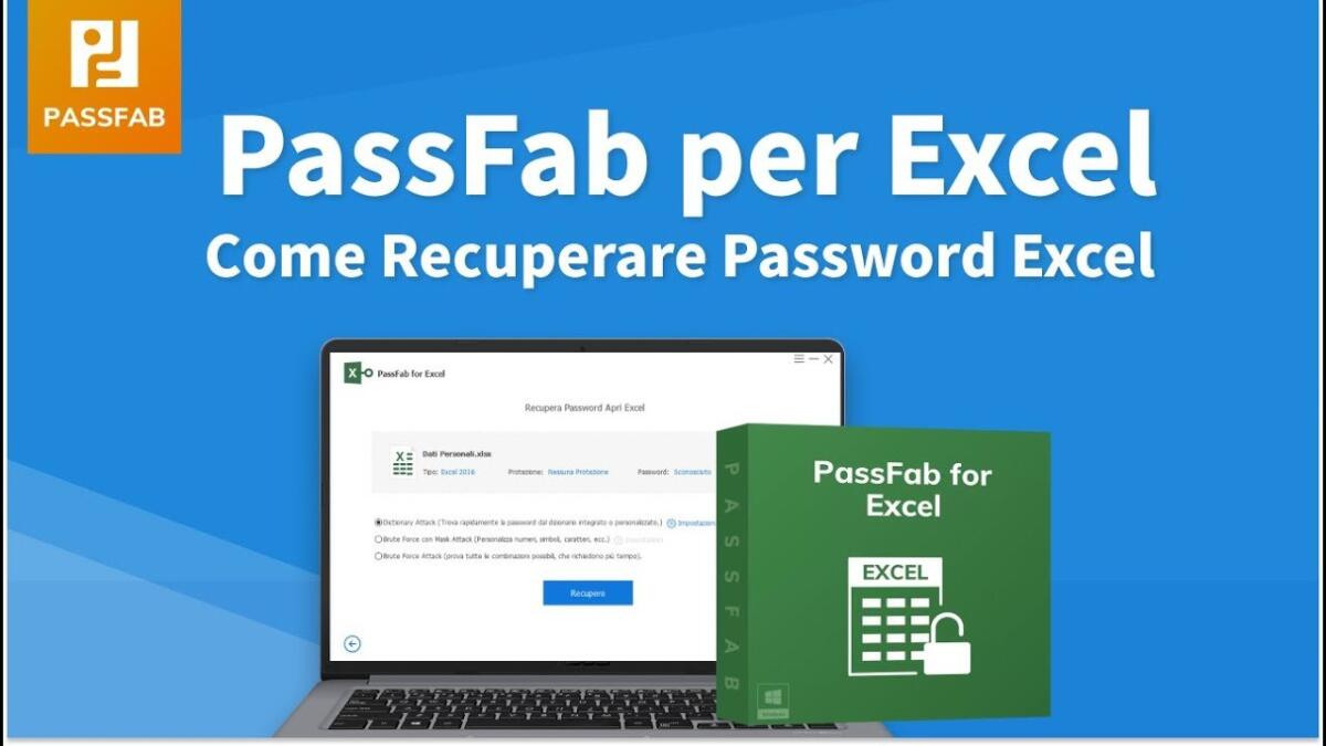 Come recuperare o rimuovere la password dimenticata con PassFab per Excel - 