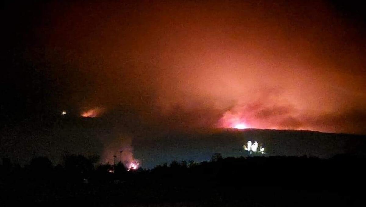 Incendi, evacuate San Michele del Carso e Gabria (GO): trasferite 320 persone - 