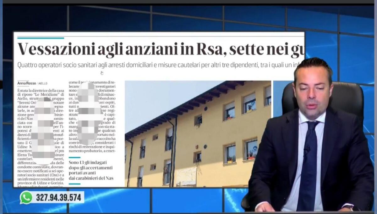 Anziani indifesi maltrattati in casa di riposo. Rassegna stampa 15 luglio 2022 - 