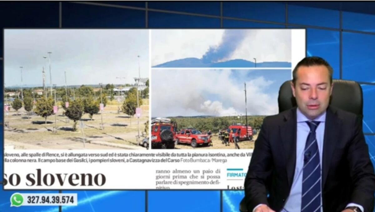 Continua a bruciare il Carso sloveno. Rassegna stampa 18 luglio 2022 - 