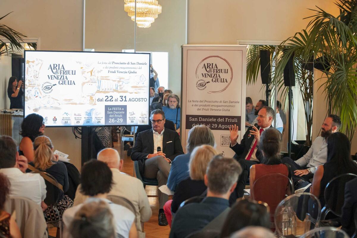 "Aria di Friuli Venezia Giulia", presentata oggi la festa del Prosciutto di San Daniele - 