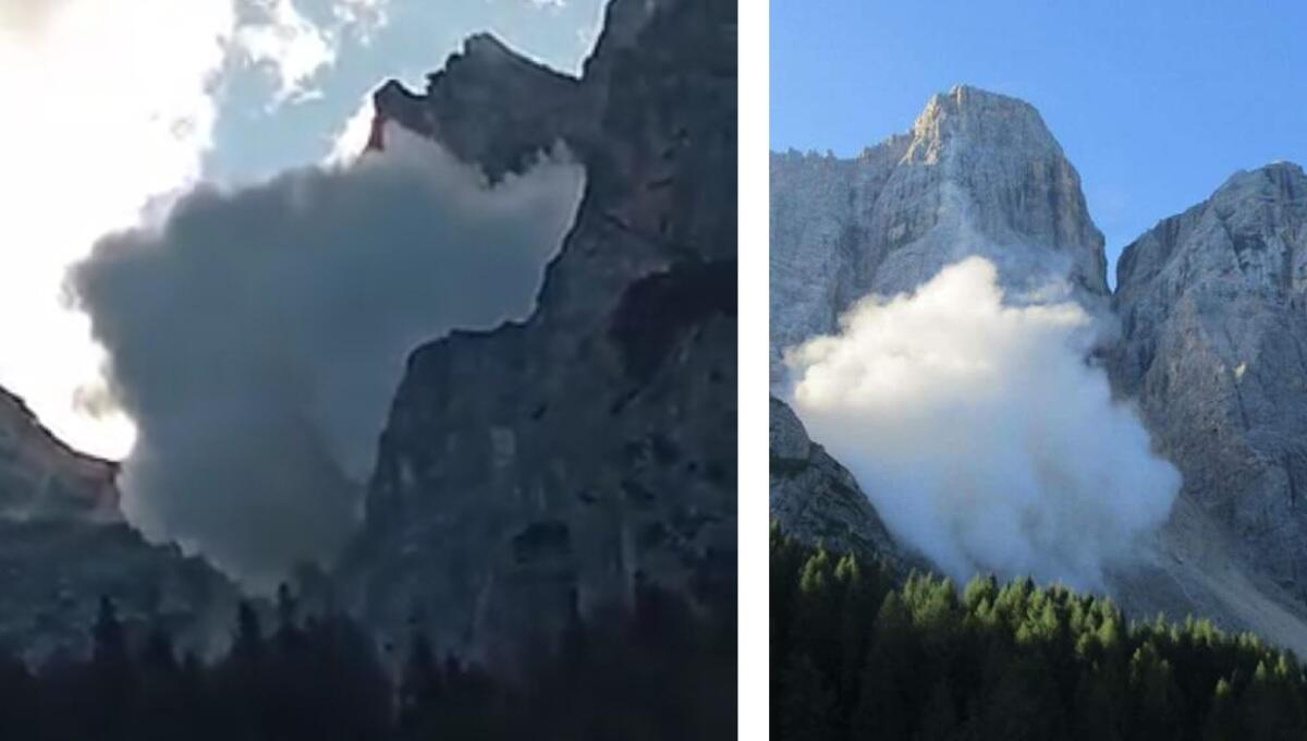 Frana sul Monte Pelmo, distacco nello stesso punto del 2011 - 