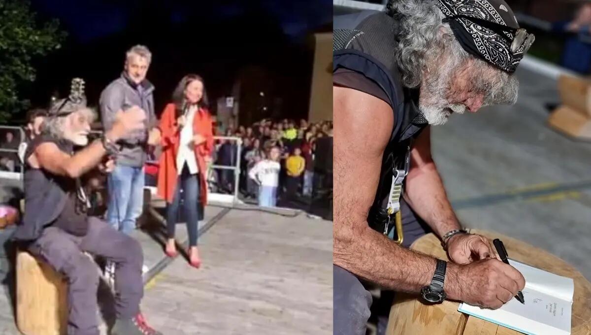 Sappada, successo di pubblico per l'incontro con Mauro Corona - 