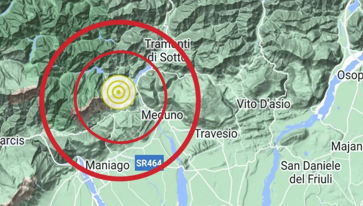 Scossa di terremoto in Friuli Venezia Giulia nel cuore della notte: epicentro Frisanco - 