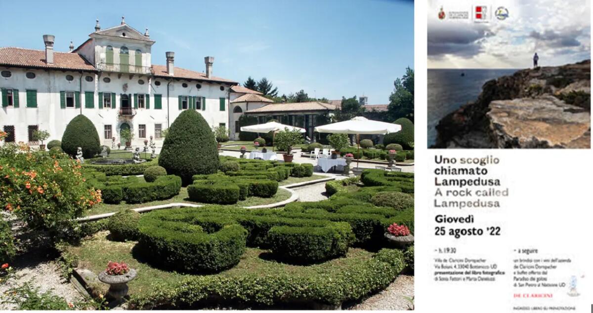 A Villa De Claricini la presentazione del libro “Uno scoglio chiamato Lampedusa” - 