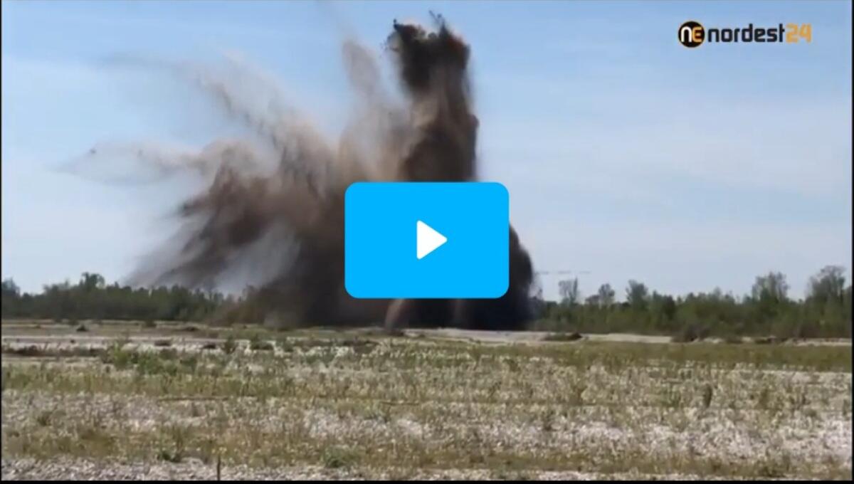 Esplosa la bomba della seconda guerra mondiale lungo il Tagliamento - VIDEO - 