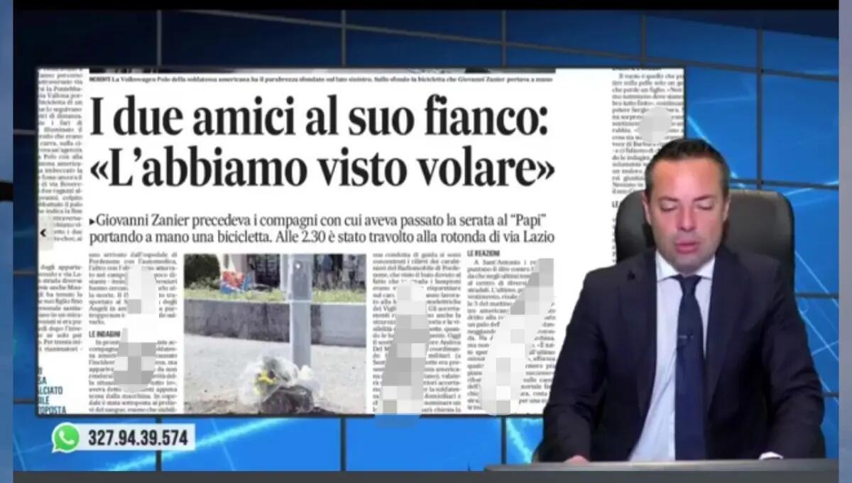 Travolto e ucciso da un'auto a 15 anni. Rassegna stampa 22 agosto - 