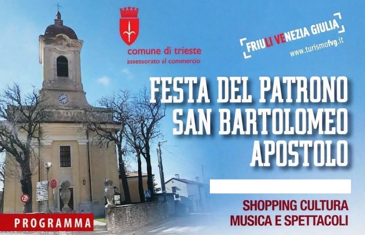 Al via a Opicina i festeggiamenti per il patrono San Bartolomeo Apostolo - 