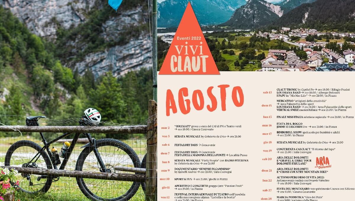 A Claut un agosto tra tornei sportivi, gare di bici e tanta musica - 
